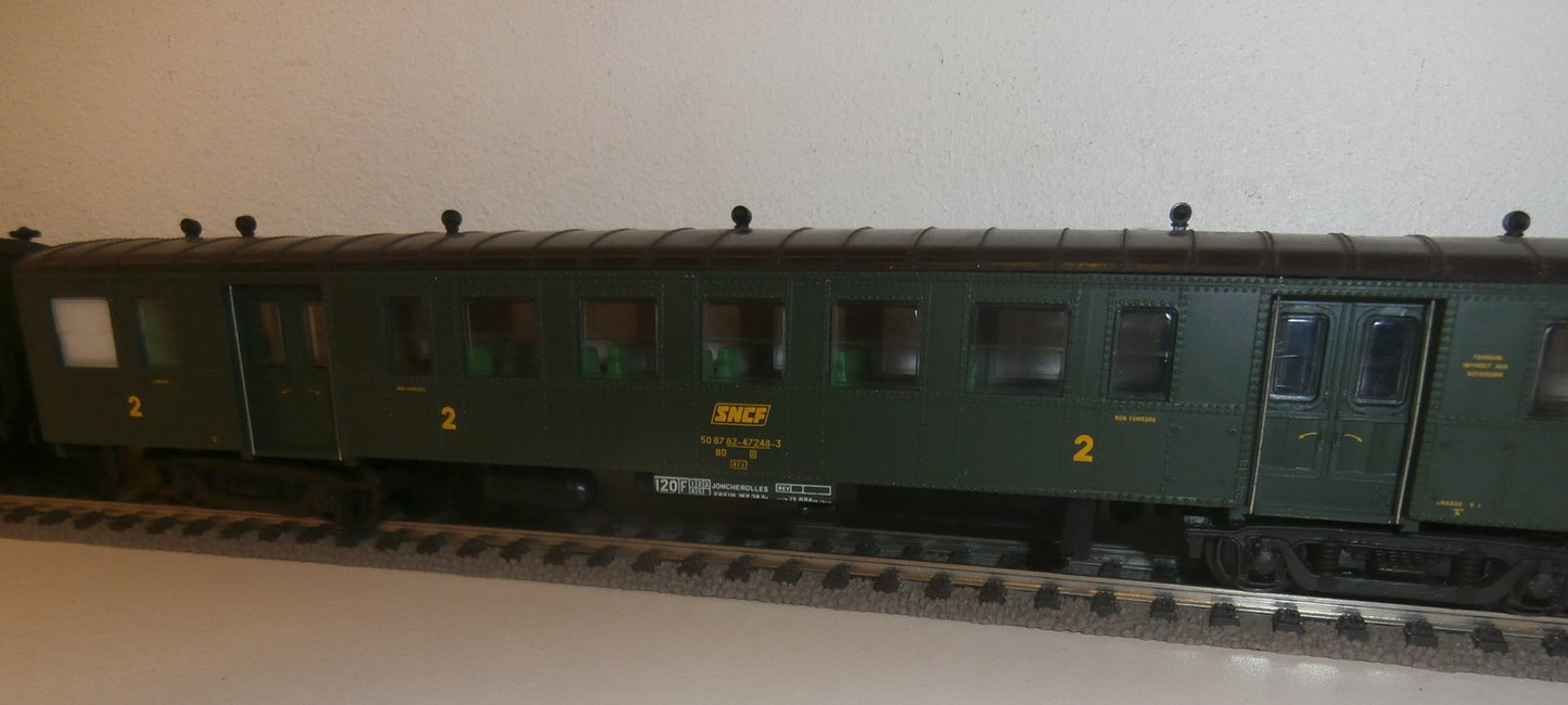 AS TRAIN HO VOITURES TALBOT SNCF