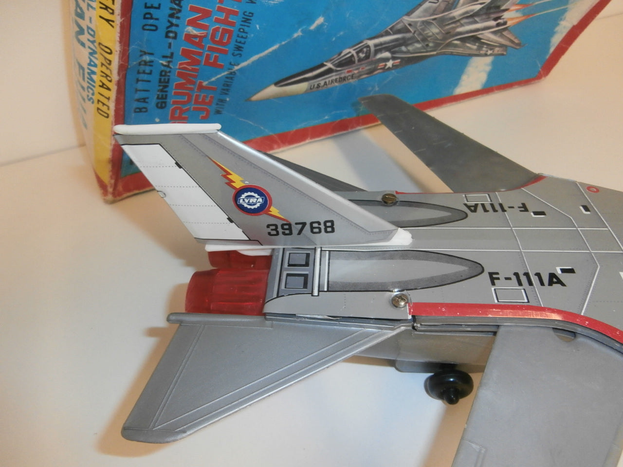 VINTAGE LYRA TOYS GRUMANN F III A JET FIGHTER