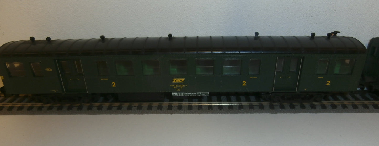 AS TRAIN HO VOITURES TALBOT SNCF