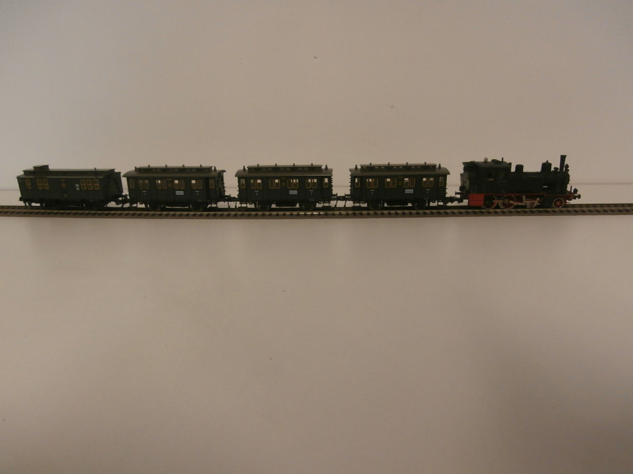 Locomotive vapeur et wagons Fleischmann