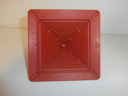 ELEMENT DE TOITURE MEDIEVAL TOUR CARRE PLAYMOBIL